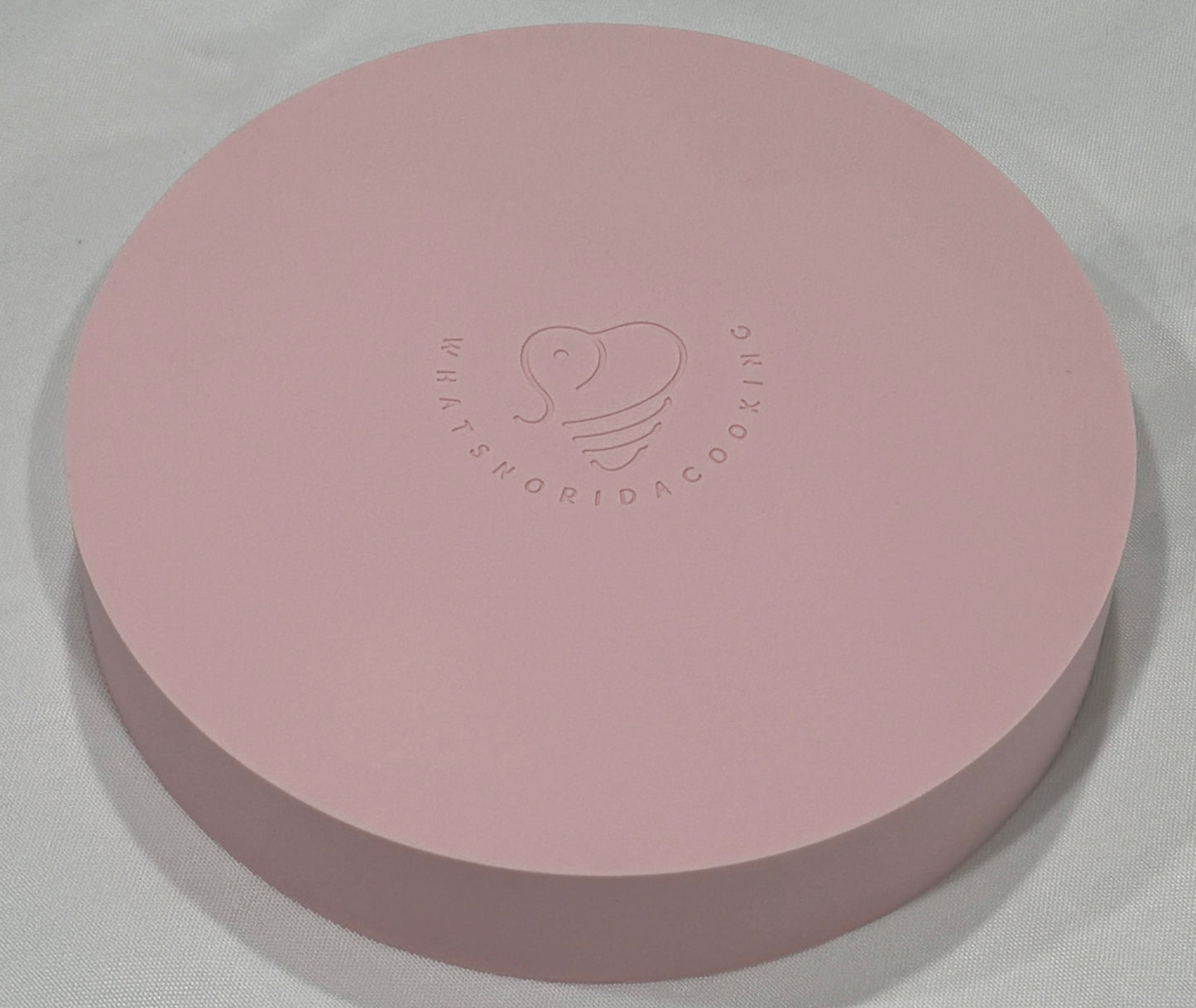 Small Round Silicone Base NoiNoi 6.5" Candy Pink